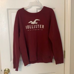 Women’s Burgundy Hollister Crewneck